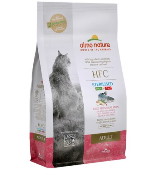 ALMO NATURE HFC CAT DRY Adult Sterilizzato Salmone 1,2 Kg