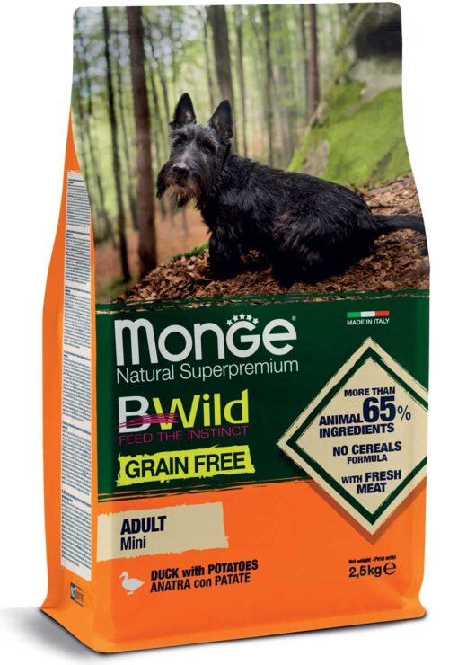 Monge BW Mini adult anatra con patate 2,5kg