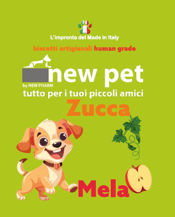 NEW PET biscotto mela e zucca gr 250