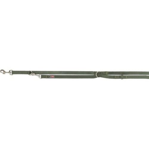 TRIXIE PREMIUM GUINZAGLIO ADDESTRAMENTO,M-L:2.00m/20mm,VERDE OLIVA