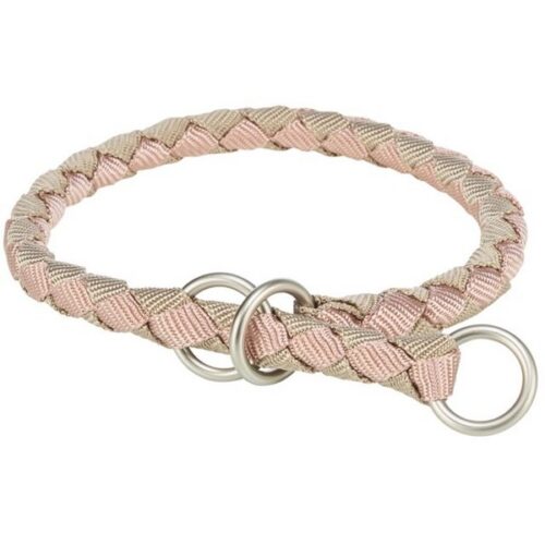 TRIXIE CAVO COLLARE SEMISTRANGOLO,M-L:43-51cm/ø18mm,BLUSH/SABBIA