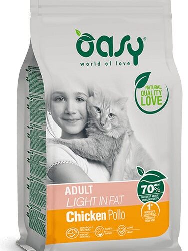 Oasy Dry Cat - ADULT LIGHT IN FAT 300 gr (8pz) -