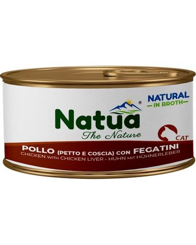 0303 Natua jelly cat pollo con fegatini 24x85 gr