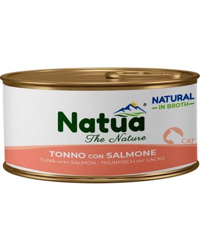 0405 Natua broth cat tonno con salmone 24x85 gr