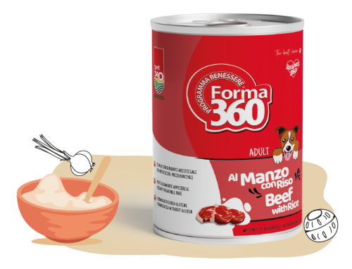 FORMA 360 DOG CHICKEN WITH BEEF/RICE DW 400G