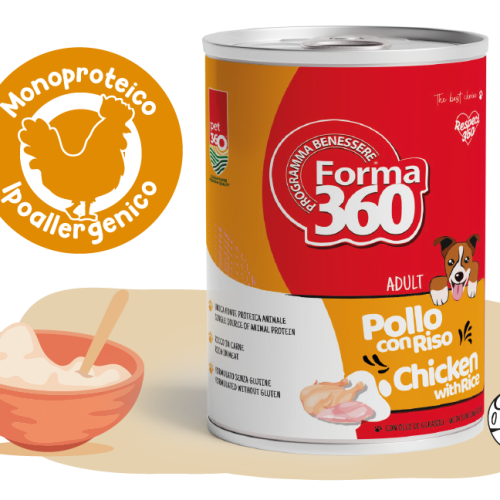 FORMA 360 DOG CHICKEN/RICE DW 400G