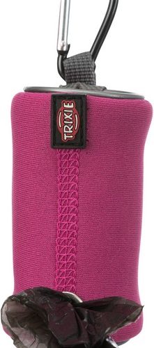 TRIXIE DISTRIBUTORE di SACCHETTI IGIENICI,in NEOPRENE,1 ROTOLO da 20 SACCHETTI