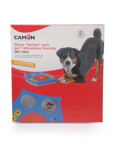 CAMON GIOCO interattivo snack dispenser puzzle x Cani,  gufo, 28x28,5cm