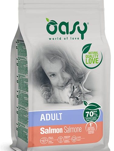 Oasy Dry Cat - ADULT SALMON 300 gr (8pz)