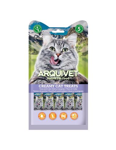 ARQUIVET SNACK LIQUIDO GATTO AL TONNO E GRANCHIO 12x(5x14gr)