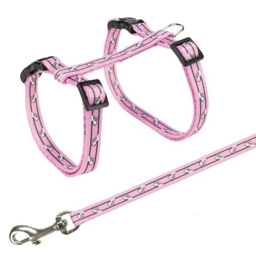 TRIXIE PETTORINA con GUINZAGLIO,27-45cm/10mm,1.20m