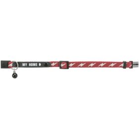 TRIXIE COLLARE per GATTO con PORTA INDIRIZZO,ROSSO