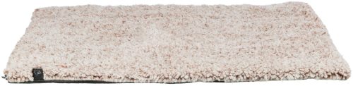 TRIXIE CALIDA TAPPETINO MORBIDO,in PELLICCETTA SINTETICA,60x45cm,BIANCO-MARRONE