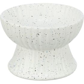 TRIXIE CIOTOLA in CERAMICA,RIALZATA,0.2l/ø13cm,BIANCO