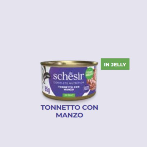 SCHESIR TONNO/MANZO 85GR/24