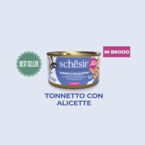 SCHESIR TONNO/ALICETTE NATURALE 85GR/24